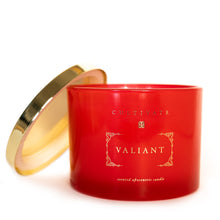 Load image into Gallery viewer, red candle jar, soy wax candles, aromatherapy candles, black owned candle business, self-care candles